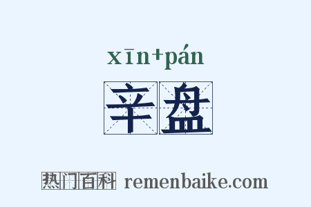 辛盘是什么意思的图片